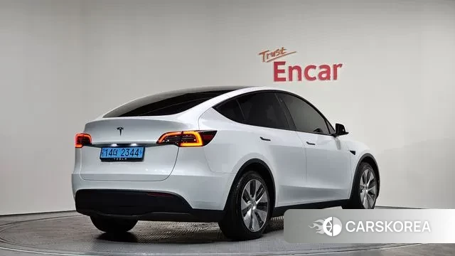 Tesla Model Y 2023 Белый из Кореи