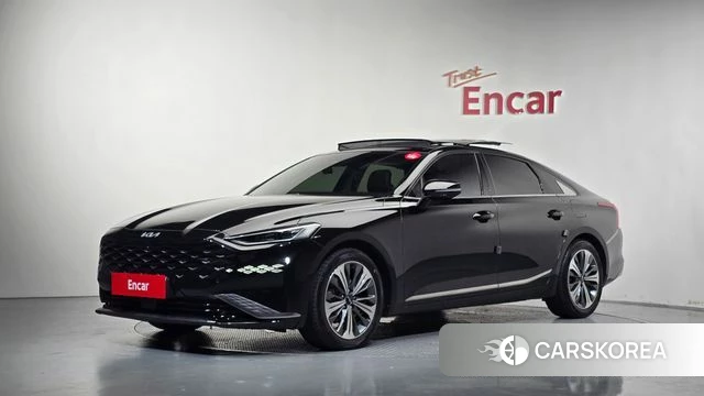 Kia K8 Hybrid 2021 Черный из Кореи