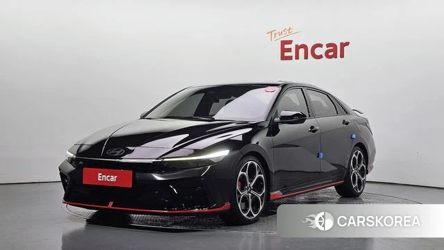 Hyundai The New Avante (CN7) 2025 Черный из Кореи