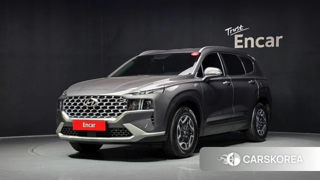 Hyundai The New Santa Fe 2021 Серый из Кореи