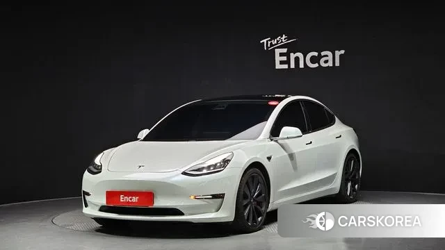 Tesla Model 3 2020 Белый из Кореи