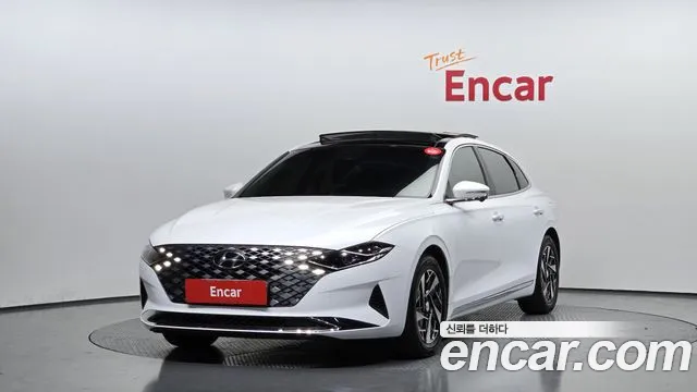 Hyundai The New Grandeur IG Hybrid 2021 Белый из Кореи