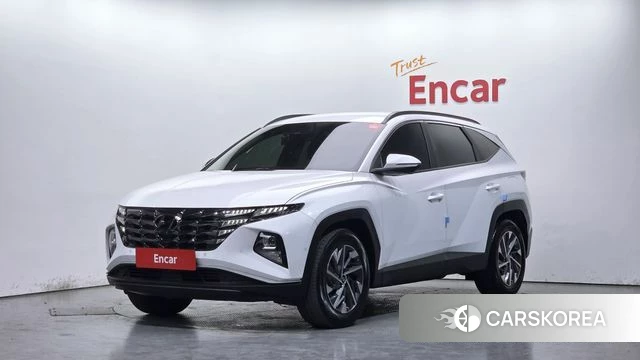 Hyundai Tucson Hybrid (NX4) 2022 Белый из Кореи