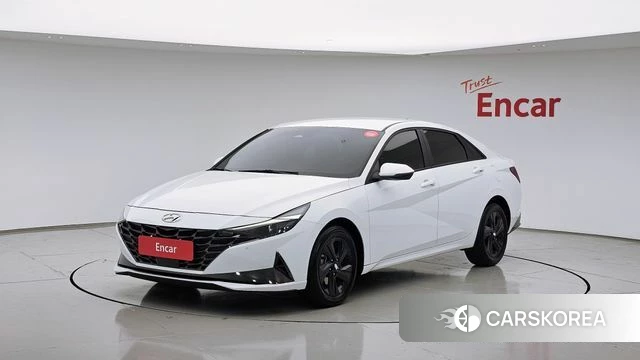 Hyundai Avante (CN7) 2022 Белый из Кореи