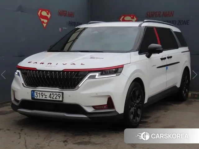 Kia Carnival 4th generation 2021 Белый из Кореи