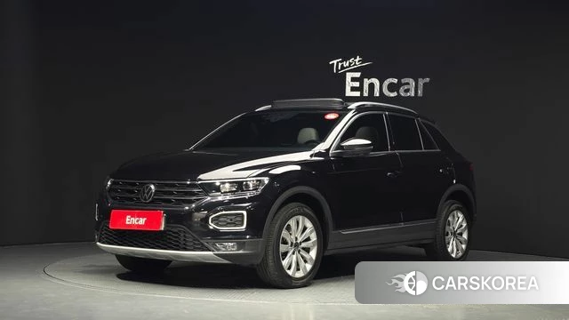 Volkswagen T-Roc 2021 Черный из Кореи