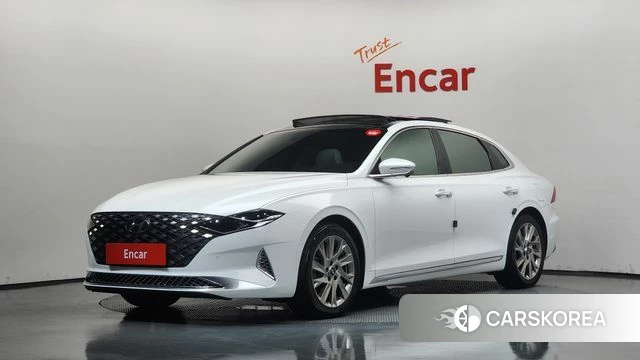 Hyundai The New Grandeur IG Hybrid 2021 Белый из Кореи