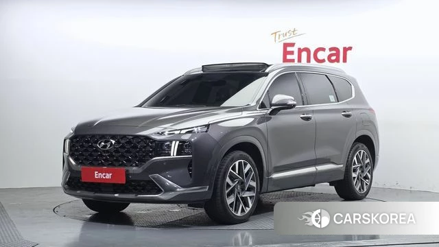 Hyundai The New Santa Fe 2021 Серый из Кореи