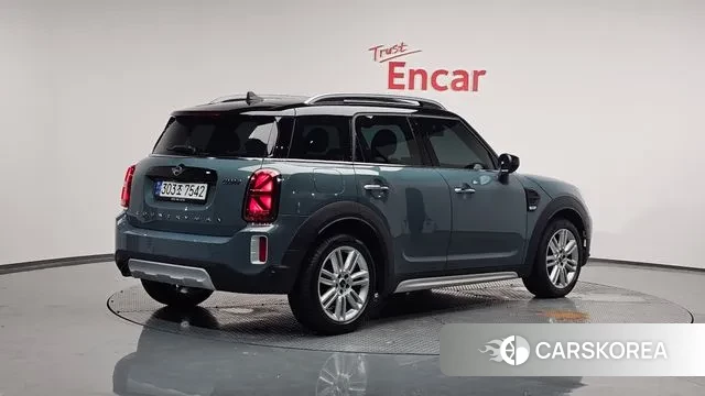 Mini Cooper Countryman 2022 Небесно-голубой из Кореи