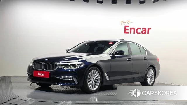 BMW 5 Series (G30) 2019 Синий из Кореи