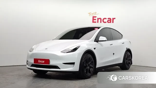 Tesla Model Y 2023 Белый из Кореи