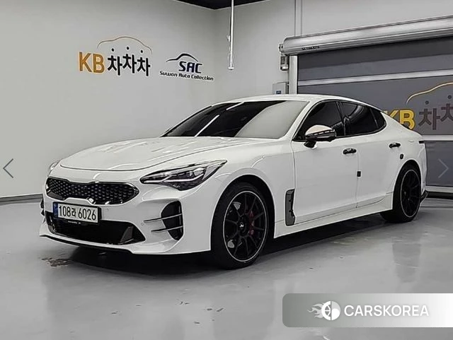 Kia Stinger Meister 2021 Белый из Кореи