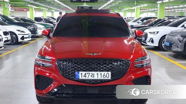 Genesis GV70 2021 Красный из Кореи