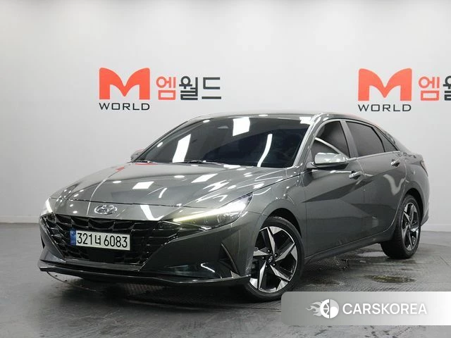 Hyundai Avante (CN7) 2021 Серый из Кореи