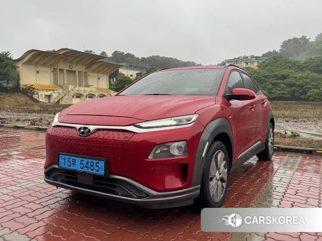 Hyundai Kona Electric 2018 Красный из Кореи