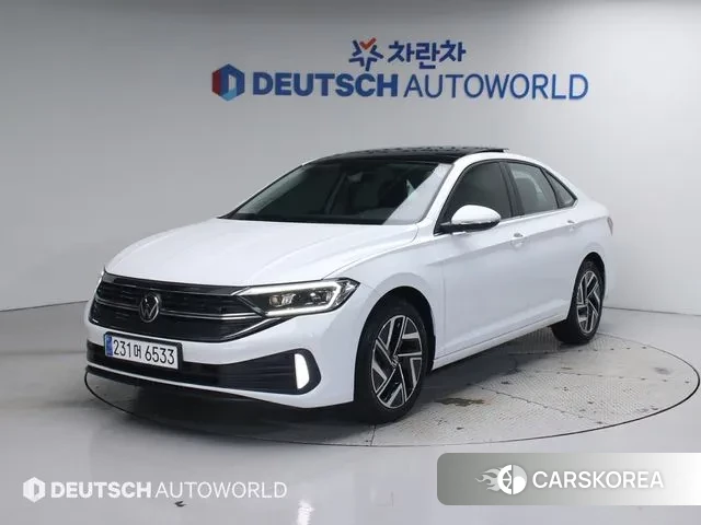 Volkswagen 7th Generation of Jetta 2023 Белый из Кореи