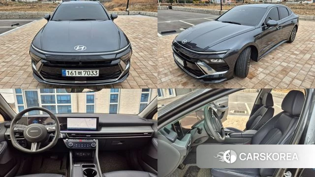 Hyundai Sonata D Edge Hybrid (DN8) 2024 Серый из Кореи