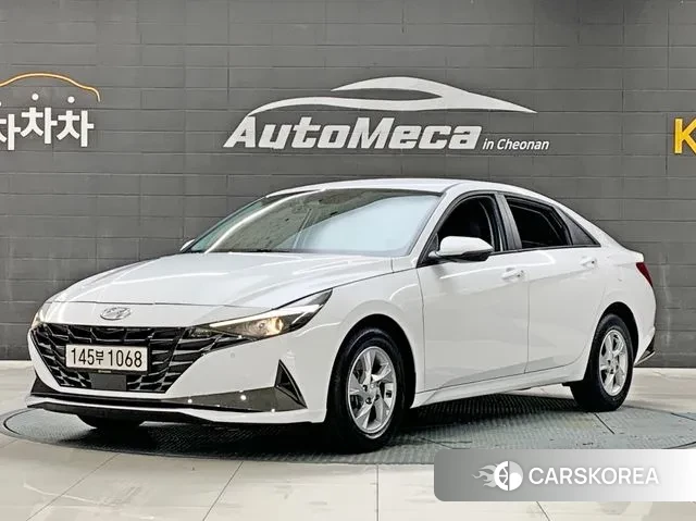Hyundai Avante (CN7) 2021 Белый из Кореи
