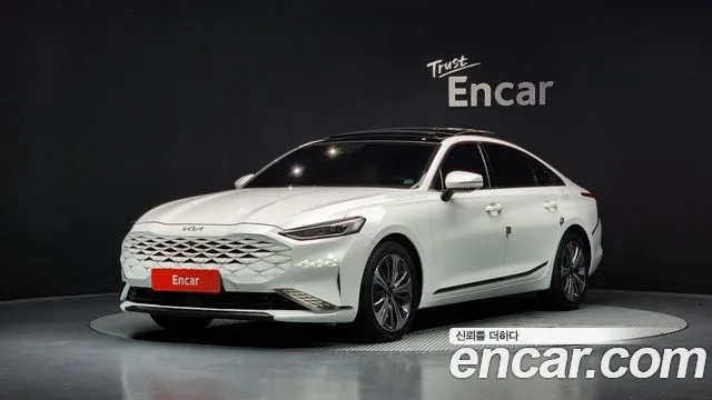 Kia K8 Hybrid 2021 Белый из Кореи