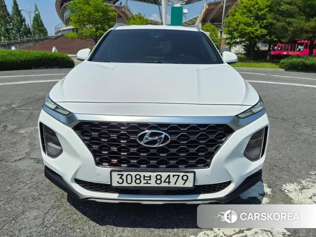 Hyundai Santa Fe TM 2019 Белый из Кореи