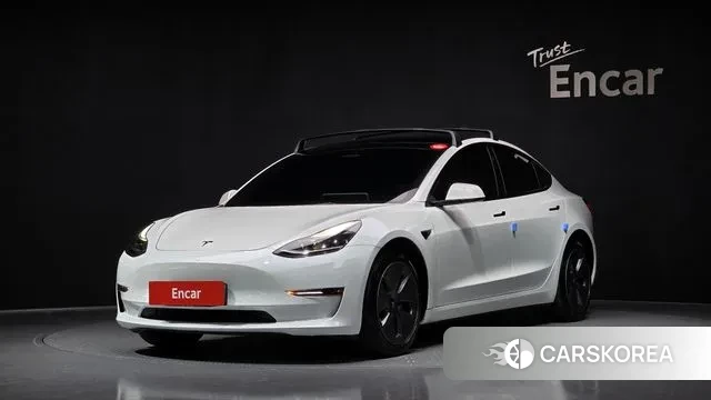 Tesla Model 3 2022 Белый из Кореи