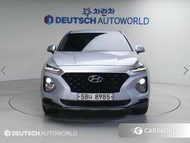 Hyundai Santa Fe TM 2018 Серебристо-серый из Кореи
