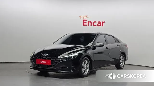 Hyundai Avante (CN7) 2021 Черный из Кореи