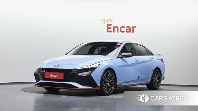 Hyundai Avante (CN7) 2022 Светло-серебряный цвет из Кореи