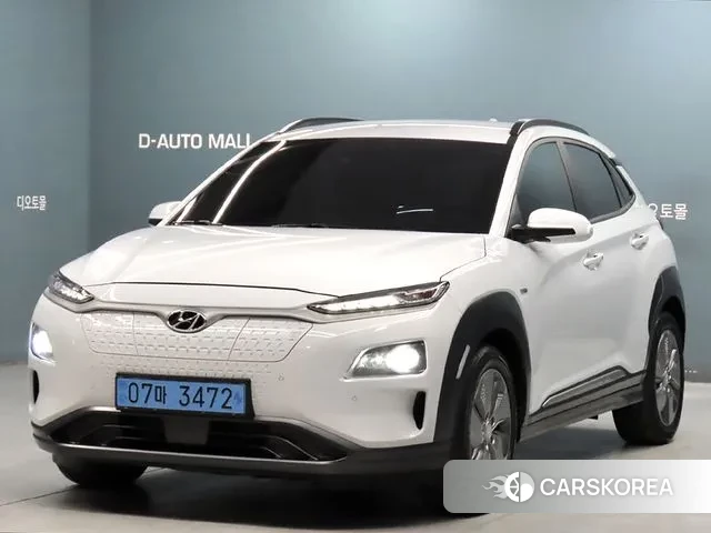 Hyundai Kona Electric 2019 Белый из Кореи