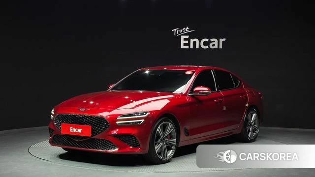 Genesis The New G70 2023 Красный из Кореи