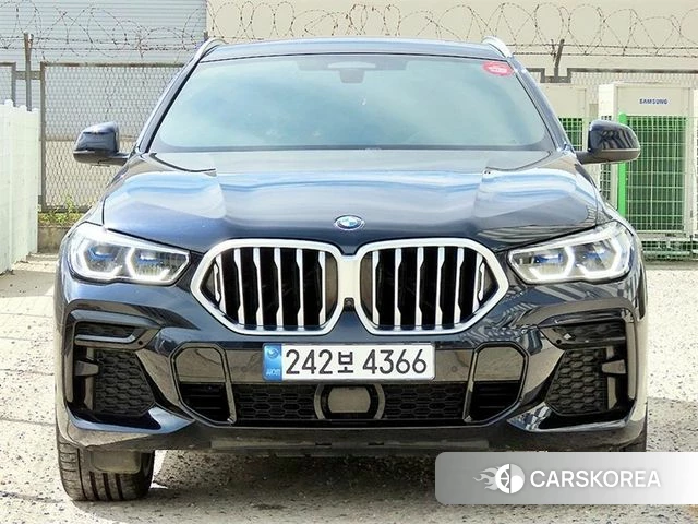 BMW X6 (G06) 2022 Черный из Кореи