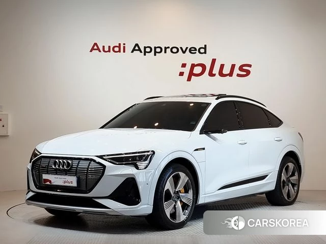 Audi e-Tron 2023 Белый из Кореи