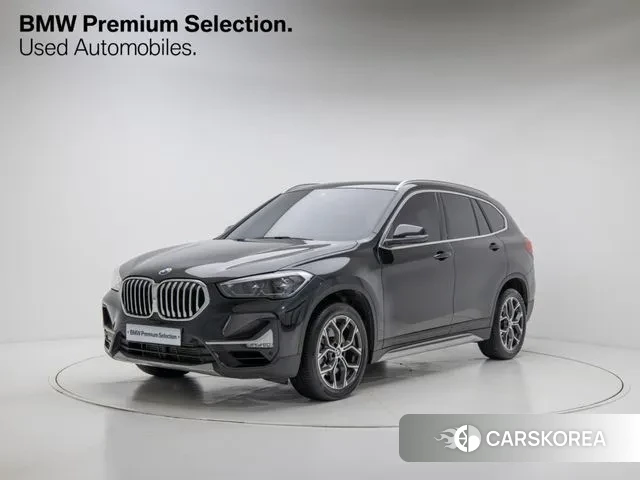 BMW X1 (F48) 2021 Черный из Кореи