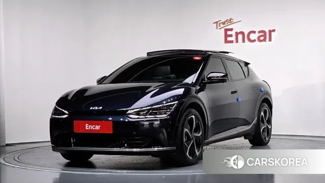 Kia EV6 2023 Синий из Кореи