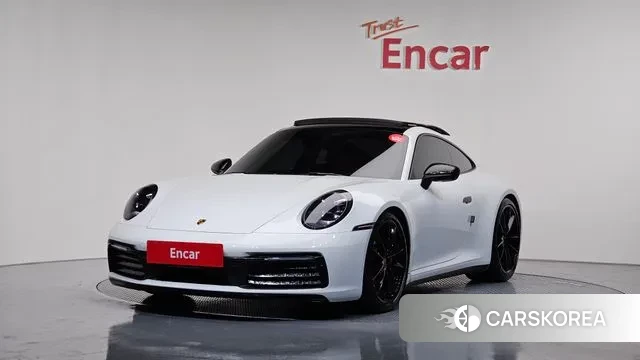 Porsche 911(992) 2020 Белый из Кореи