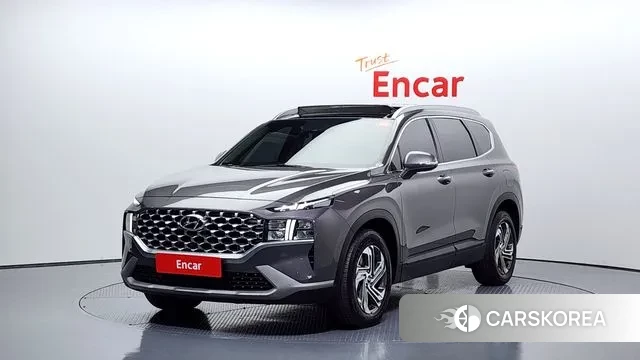 Hyundai The New Santa Fe 2021 Серый из Кореи