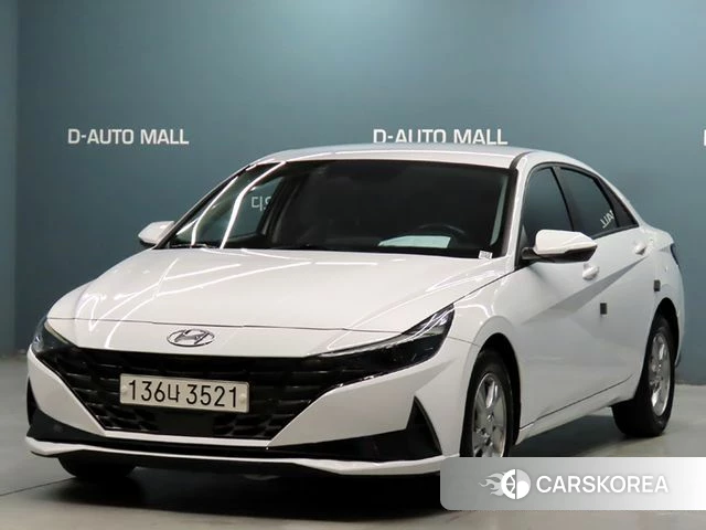 Hyundai Avante (CN7) 2021 Белый из Кореи