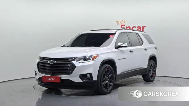 Chevrolet (GM Daewoo) Traverse 2021 Белый из Кореи