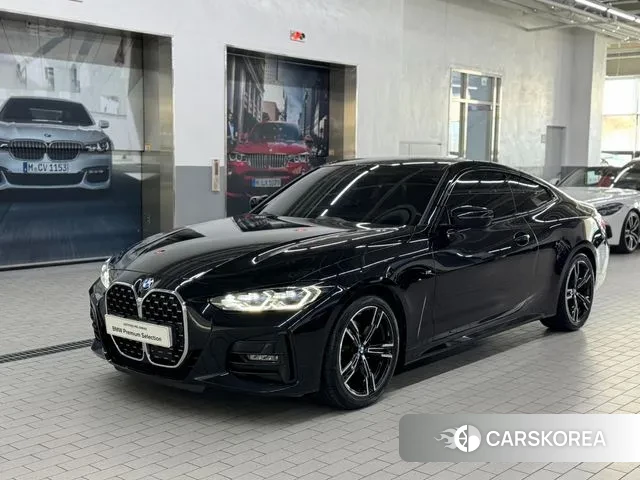 BMW 4 Series (G22) 2022 Черный из Кореи