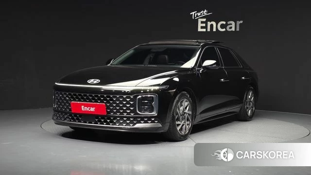 Hyundai Grandeur (GN7) 2023 Черный из Кореи