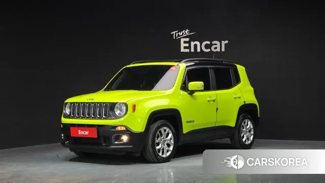 Jeep Renegade 2018 Светло-зеленый из Кореи
