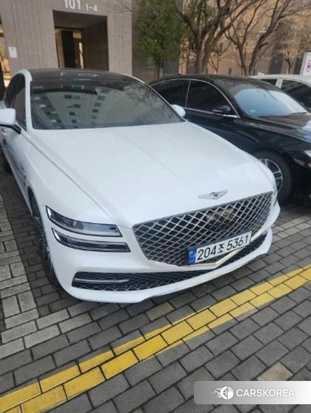 Genesis G80 (RG3) 2021 Белый из Кореи