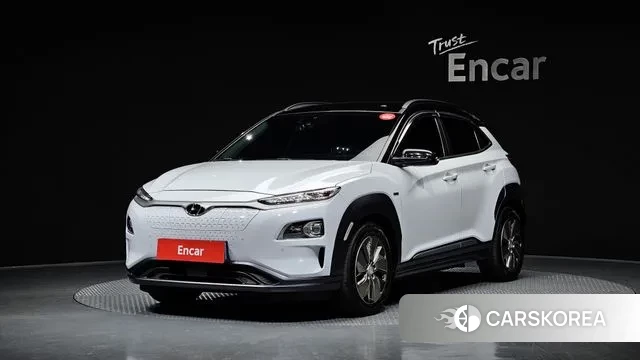 Hyundai Kona Electric 2018 Белый из Кореи
