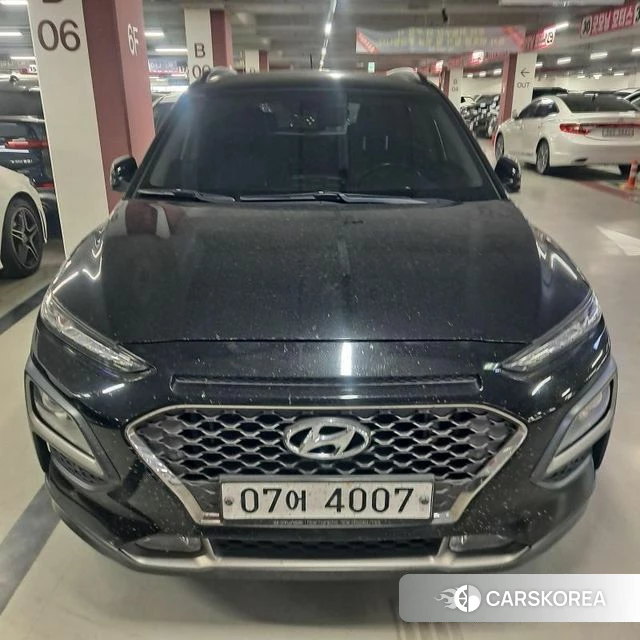 Hyundai Kona 2018 Черный из Кореи