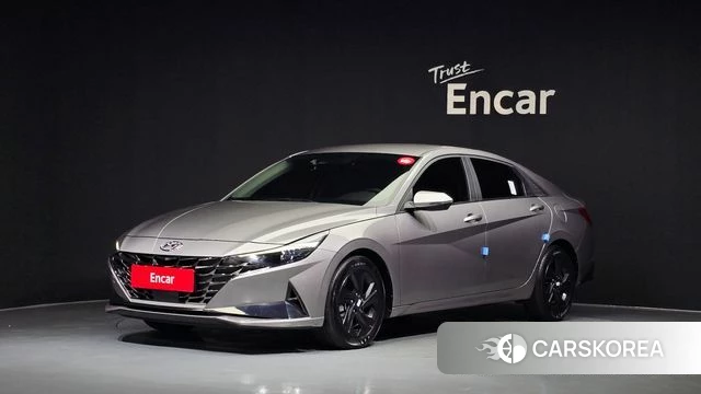 Hyundai Avante Hybrid (CN7) 2021 Серебристо-серый из Кореи