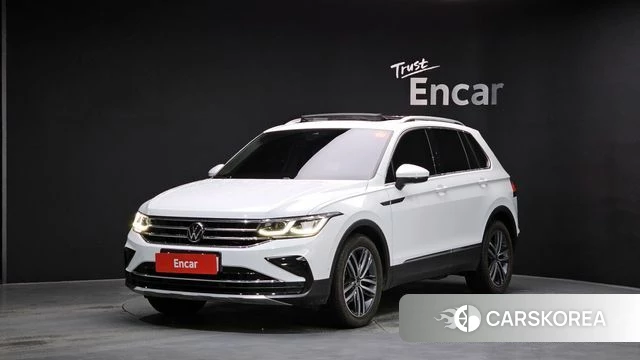 Volkswagen Tiguan second Generation 2023 Белый из Кореи