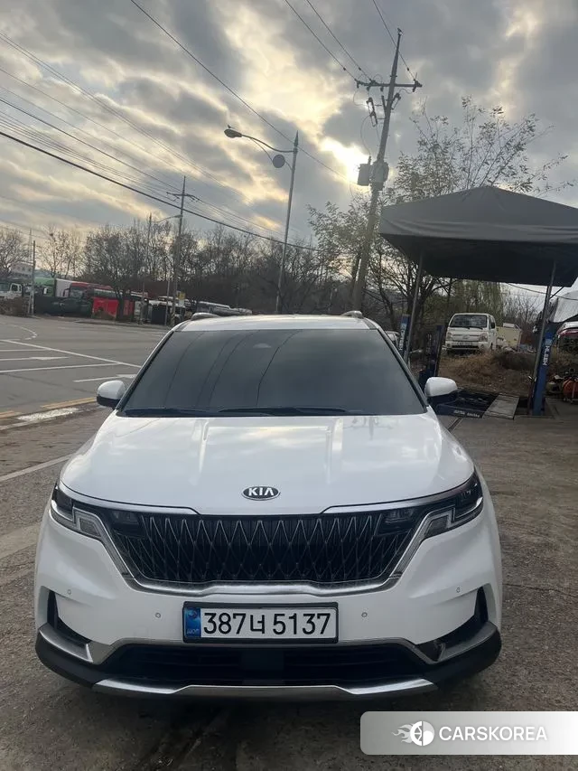Kia Carnival 4th generation 2020 Белый из Кореи