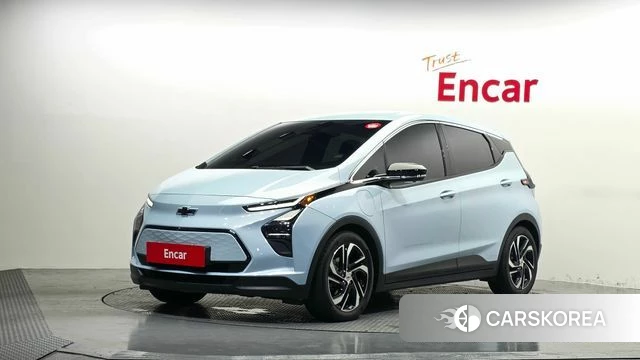 Chevrolet (GM Daewoo) New Bolt EV 2022 Небесно-голубой из Кореи