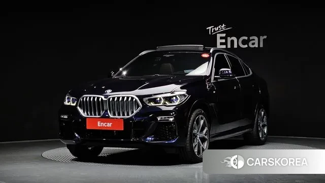 BMW X6 (G06) 2020 Черный из Кореи