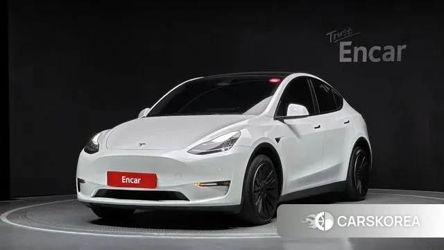 Tesla Model Y 2022 Белый из Кореи